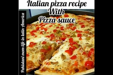 Italian pizza||home made pizza sauce recipe(urdu/hindi/english)|Ramzan diaries
