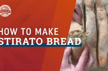 How to Make Italian Baguettes (Stirato bread)