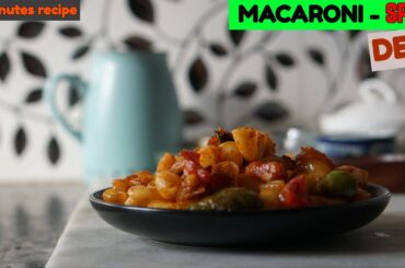 Macaroni - spicy | Indo-Italian Hot Pasta Recipe | tasty foods【4k】