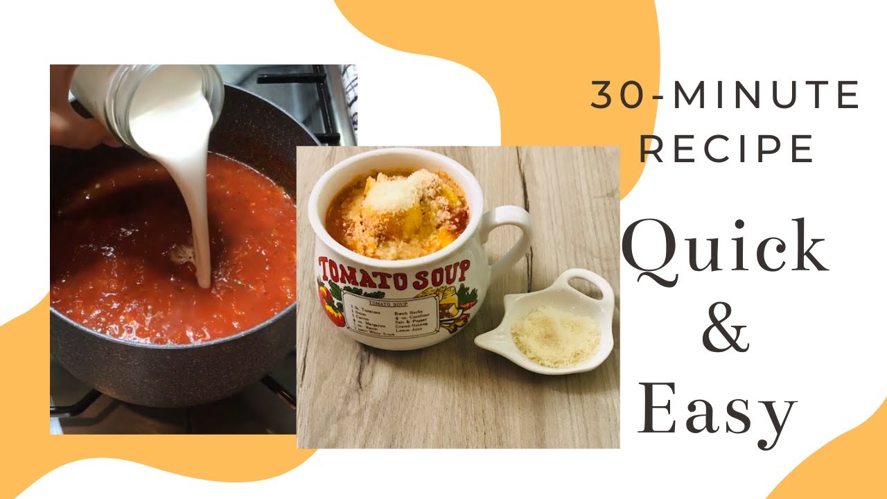 Creamy Tomato Tortellini Soup | Easy Italian Recipe Creamy Tomato Tortellini Soup | Easy Italian Recipe