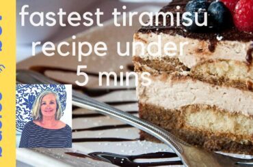 Tiramisu - easiest recipe ever - fastest under 5 mins - no added sugar and low fat