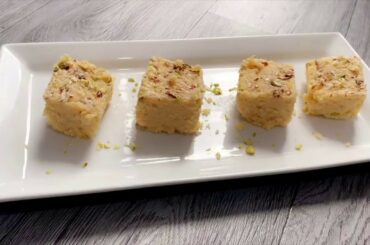 Delicious homemade khoya burfi (V35)