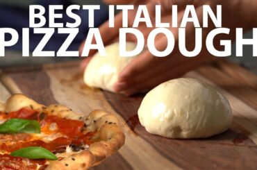 BEST ITALIAN EASY HOMEMADE PIZZA DOUGH | STEP BY STEP FROM SCRATCH
