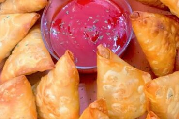 Cream Chicken Samosa | Samosa with Italian Filling