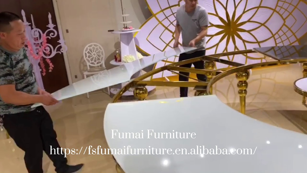 Wedding furniture moon dining table Wedding furniture moon dining table