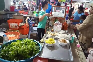 Breakfast Inside PC Marekt - Variois Breakfast For Sales - Cambodian Street Food View