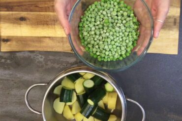 Zucchini+Peas Soup - On-line Cooking - Vegetables #4