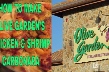 How To Make Olive Garden's Chicken And Shrimp Carbonara I Ify Constance