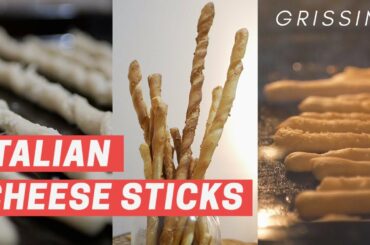 CHEESE GRISSINI ( Italian Cheese Sticks )