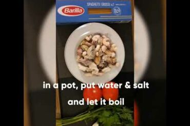 Spaghetti with seafood | italian food