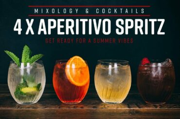 FOUR APERITIVO SPRITZ COCKTAIL RECIPES to enjoy this Summer