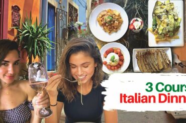 3 COURSE ITALIAN DINNER | Cook with us Sohni Ahmed & Dora Molina
