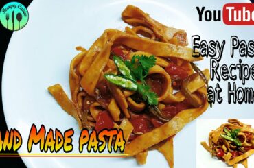 INDIAN STYLE HAND MADE PASTA RECIPE||QUICK ITALIAN PASTA|| WITH Few Ingredients |LOCKDOWN SPECIAL|🔥