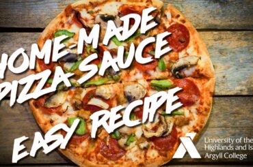How to Make Pizza Sauce - Cooking with Chris -  Argyll College UHI