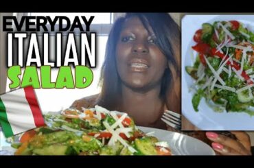 ITALIAN SALAD || Healthy || Salad Week