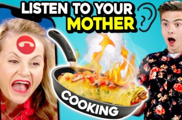 Teens Try To Cook Dinner Without Getting Angry At Their Mom On Zoom | LISTEN TO ME! Ep. #1