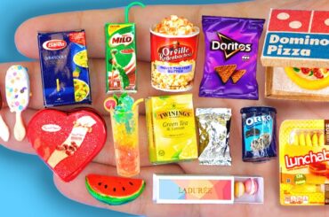 32 DIY BARBIE MINIATURE IDEAS , Miniature Foods and Crafts !