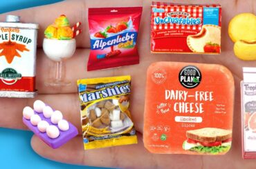 24 DIY MINIATURE FOODS REALISTIC HACKS AND CRAFTS