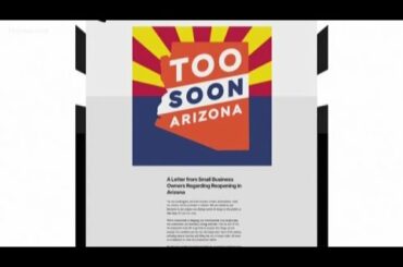 235 Arizona restaurants sign "Too Soon Arizona" petition