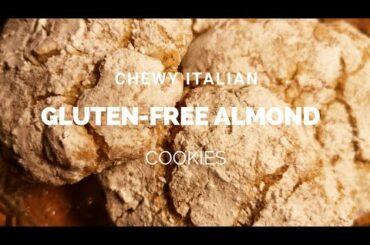 Chewy Italian Almond Cookies [Flourless Gluten-Free, Dairy-Free Sweets]