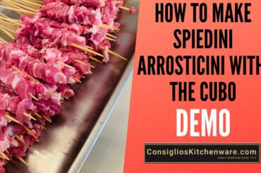 How to Make Homemade Arrosticini / Spiedini with the CUBO Arrosticini Maker! Makes 100 at a time.