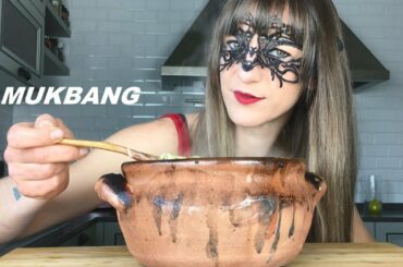 MUKBANG ITA: MANGIO PASTA NAPOLETANA: FAGIOLI E COZZE (RICETTA FATTA IN CASA) EATING SHOW ITALIANO