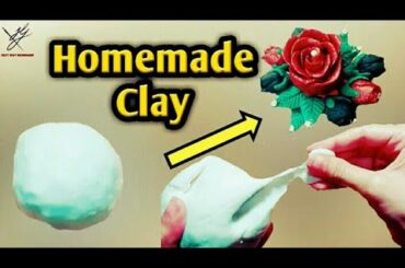 How to make Clay at home | air dry clay recipe |Italian dough recipe