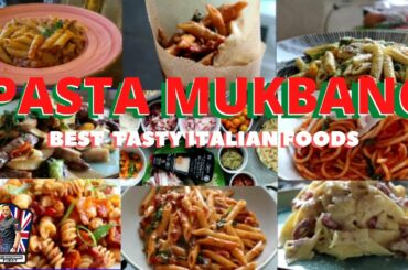 PASTA VLOG- Ultimate Italian Pasta Mukbang (2020)