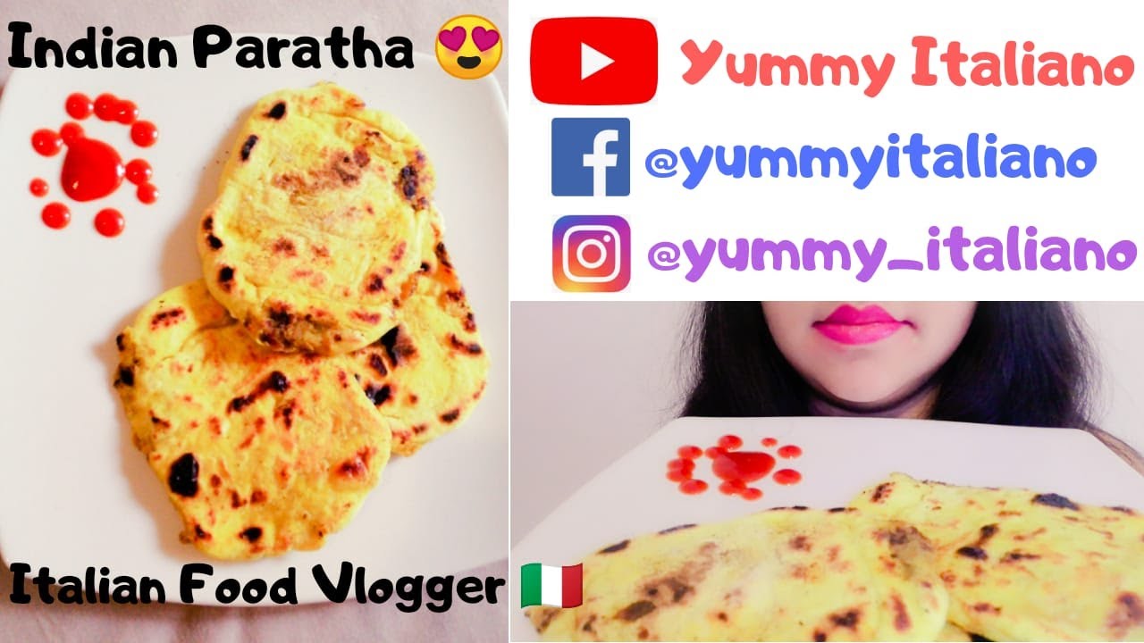 Eating Indian Paratha 🥞 Italian Food Vlogger 🇮🇹 ASMR Eating Indian Paratha 🥞 Italian Food Vlogger 🇮🇹 ASMR