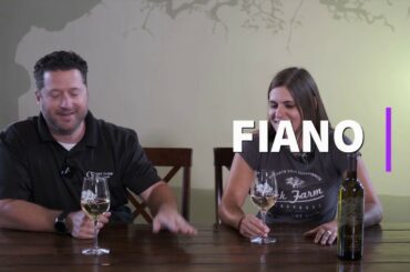 Fiano, white wine from Oak Farm Vineyards in Lodi.