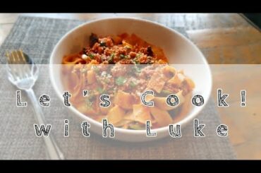 Italian Sausage Ragout with Pappardelle Pasta - Let's Cook!