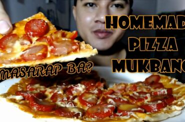Homemade Pizza Mukbang /Pinoy Food Mukbang #14