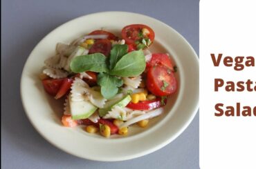 How to make Vegan Pasta Salad With Homemade Italian Dressing