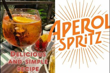 Aperol Spritz tasty, italian, amazing recipe at home!