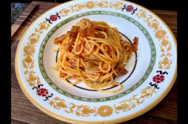 Quarantine Spaghetti All 'Amatriciana | Christine Cushing