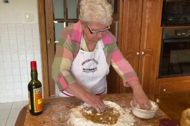 This episode - Nonna's Demonstrates her Delicious Calabrese Cookies - Turdilli (recipe below)