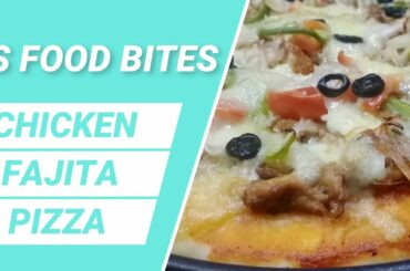 Fajita Pizza without oven | Home Made | Easy To Make | SS FOOD BITES