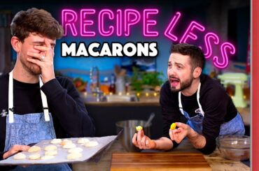 RECIPE-LESS Cooking Challenge!! | Macarons