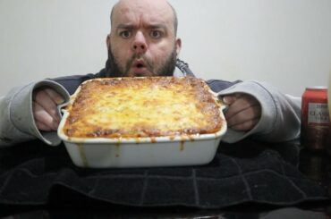 9lbs (4.3kg) home made lasagna UK mukbang UK