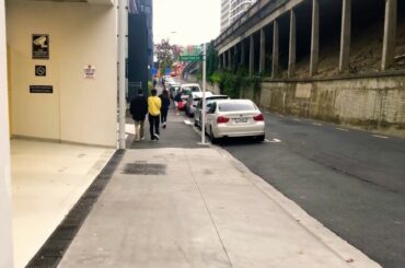 Walking in Auckland, New Zealand at Coronavirus time