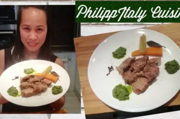 THE ITALIAN BOILED MEAT WITH GREEN SAUCE | HEALTY AND TASTY BOLLITO