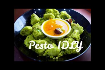 Pasta Idly or Pesto Idly- IDLY in ITALIAN Style / Fusion in  #Southindiancooking  #Cookieslove