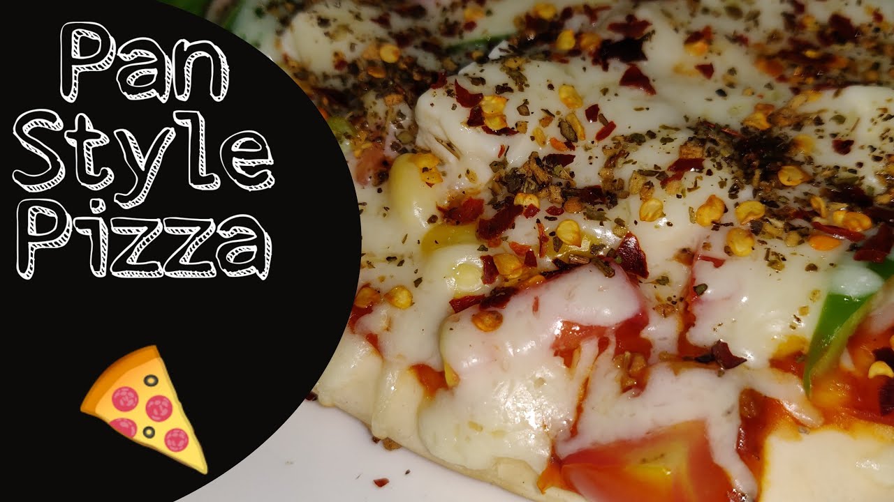 Pan Style Pizza Recipe | Cheese Pizza | How to make pizza without oven / No bake / well cooked Pan Style Pizza Recipe | Cheese Pizza | How to make pizza without oven / No bake / well cooked