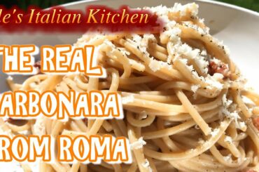 How to make the Real and Most Authentic Carbonara sauce recipe by an Italian - Ale's Italian Kitchen