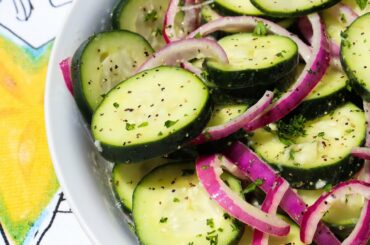 THE BEST CUCUMBER SALAD| CUCUMBER SALAD RECIPE| Homemade Italian Dressing Recipe| Healthy Recipes|