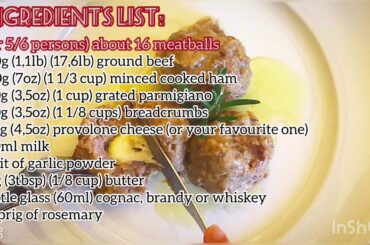 Meatballs with surprise, Polpette con sorpresa | Italian cooking mama