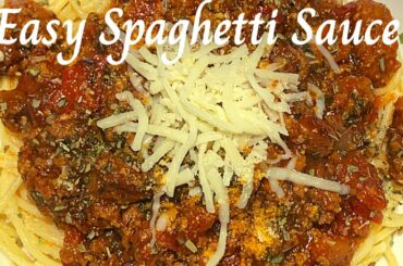 HOW TO: EASY SPAGHETTI SAUCE RECIPE | COOKING TUTORIAL | EASY FOOD RECIPE |