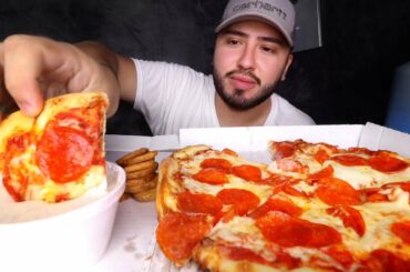 Graziano’s PIZZA MUKBANG | EATING SHOW