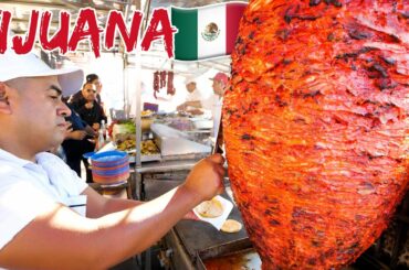 Mexican Street Food 🇲🇽!! ULTIMATE TACOS TOUR 🌮 in Tijuana, Mexico! (Part 1)