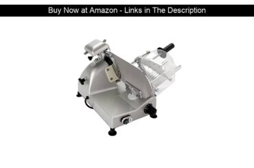 ✅ BESWOOD 10 Premium Chromium-plated Carbon Steel Blade Electric Deli Meat Cheese Food Slicer Comme